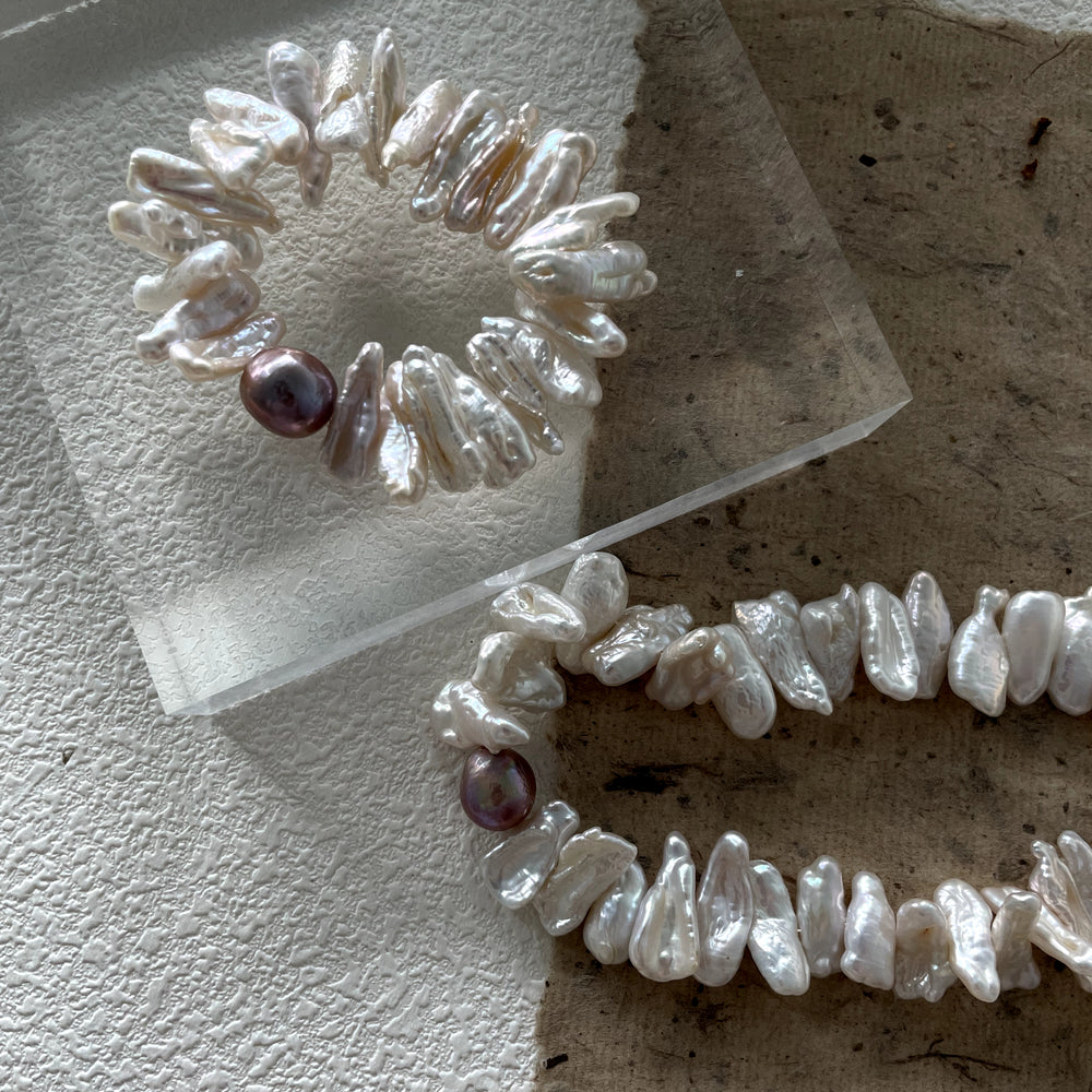 
                      
                        Natural Baroque Pearl Necklace
                      
                    