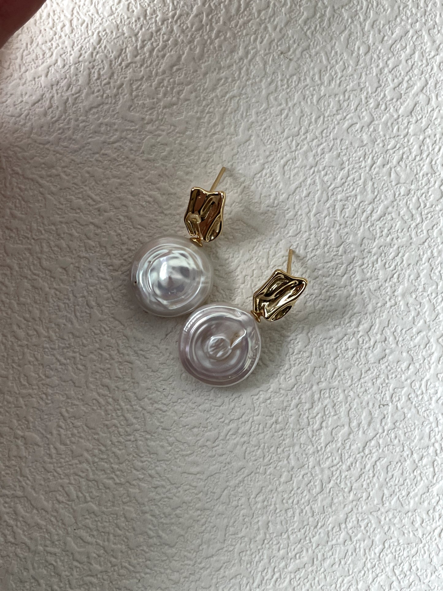 Roman Holiday Baroque Pearl Earrings