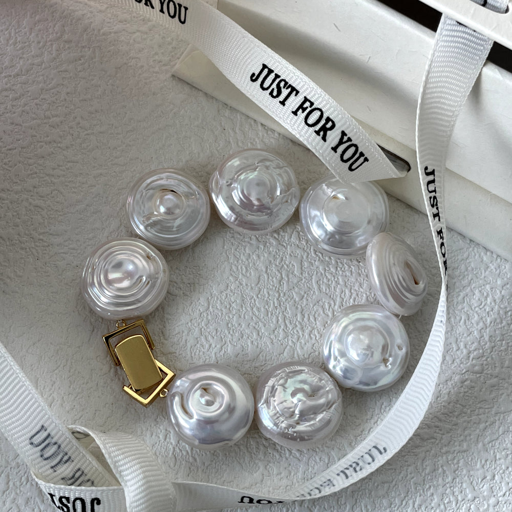 Roman Holiday Baroque Pearl Bracelet