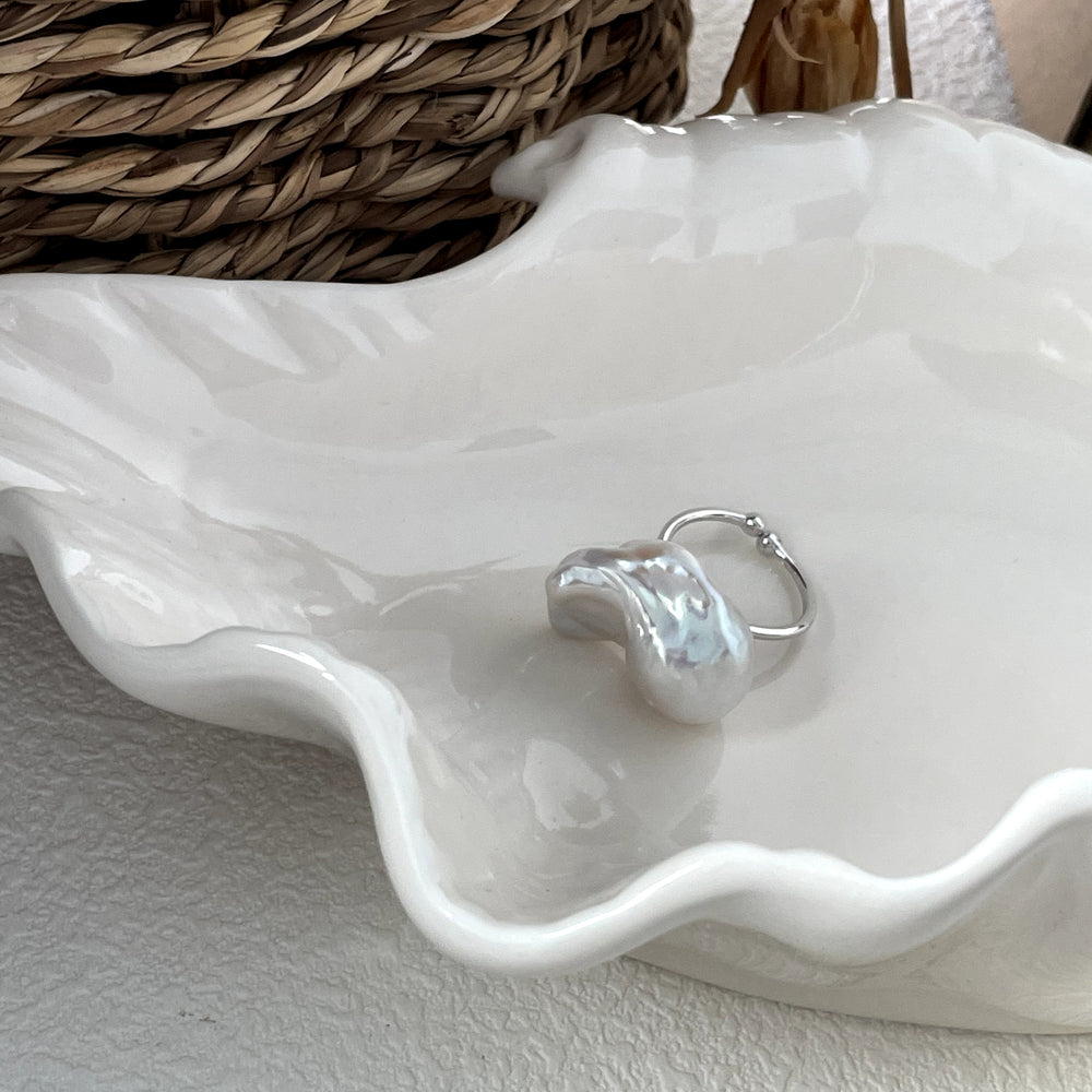 
                      
                        Artistic Natural Baroque Pearl Ring
                      
                    