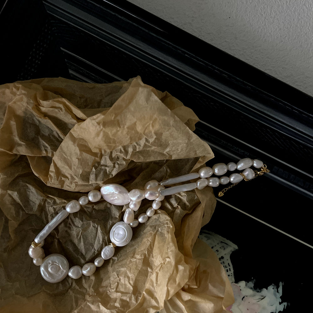 
                      
                        Roman Holiday Natural Baroque Pearl Necklace
                      
                    