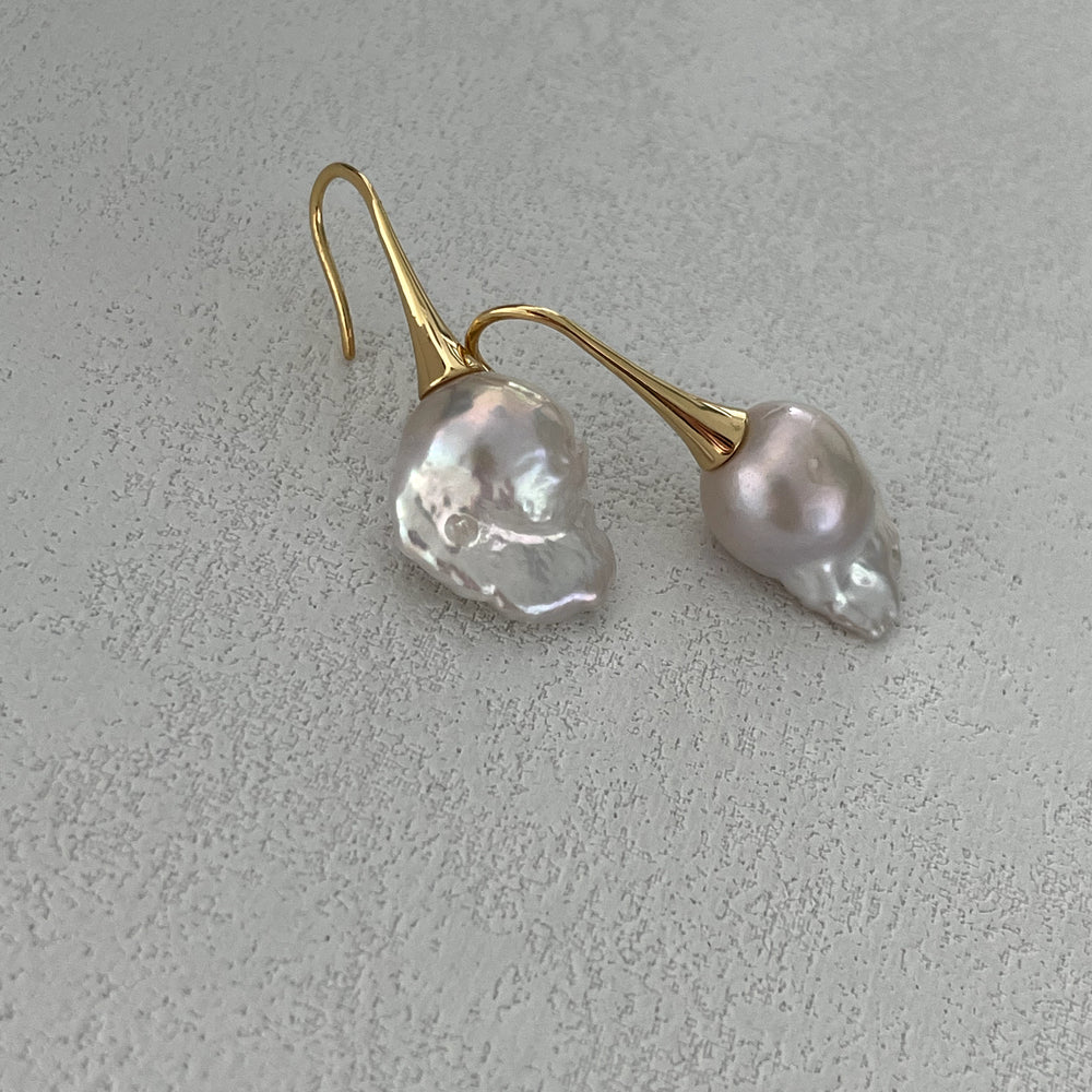 
                      
                        Jellyfish Natural Baroque Pearl Earrings
                      
                    