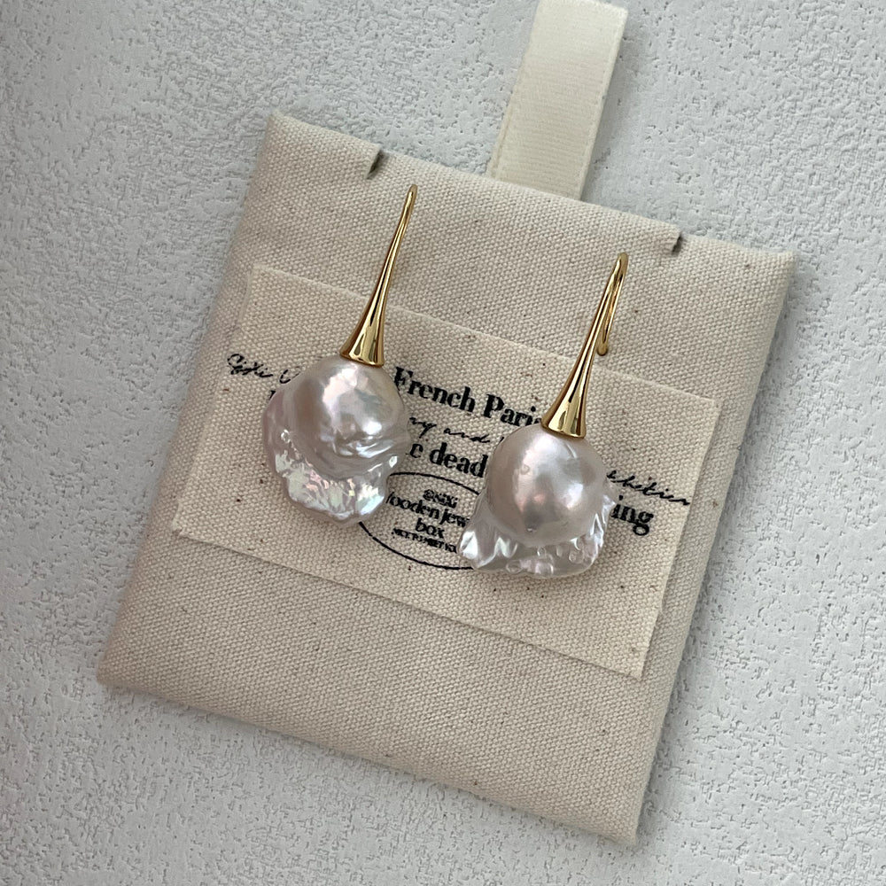 
                      
                        Jellyfish Natural Baroque Pearl Earrings
                      
                    