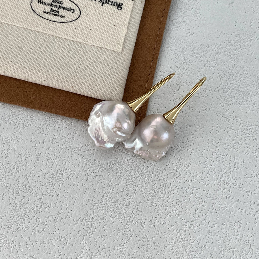 
                      
                        Jellyfish Natural Baroque Pearl Earrings
                      
                    