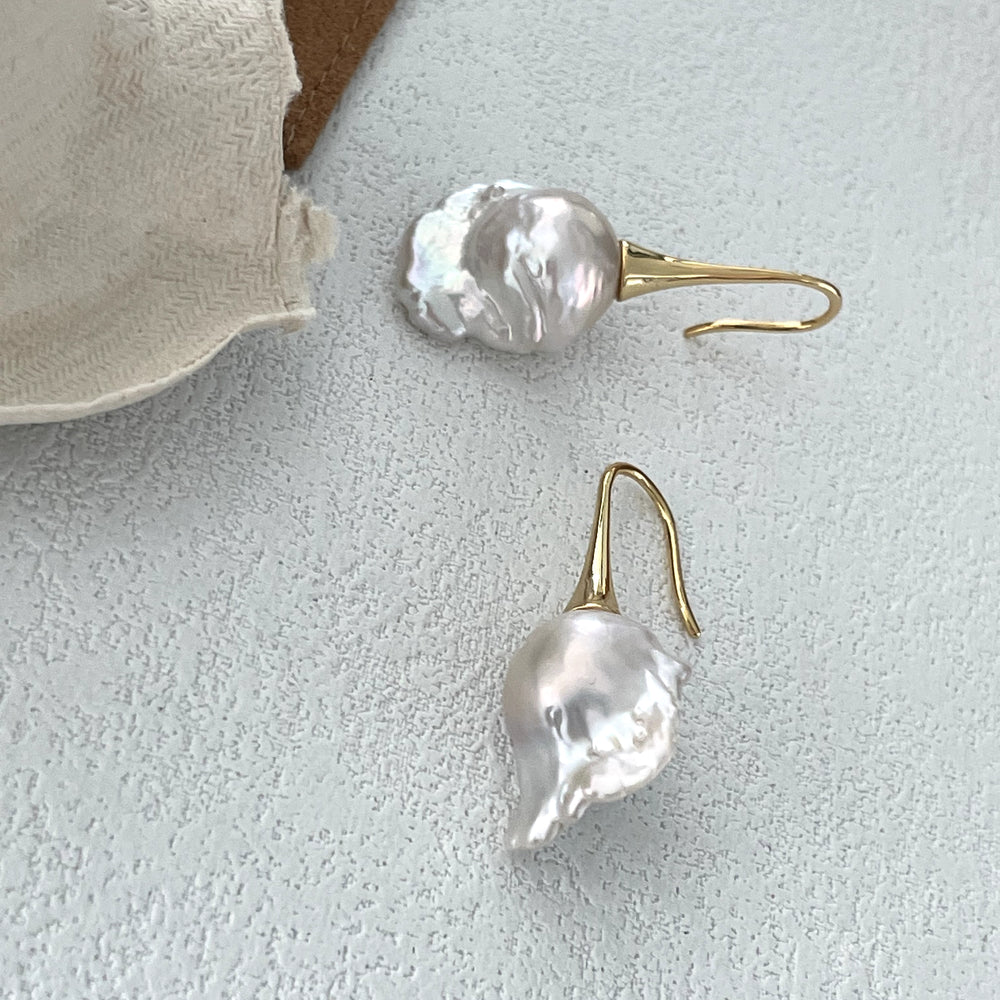 
                      
                        Jellyfish Natural Baroque Pearl Earrings
                      
                    