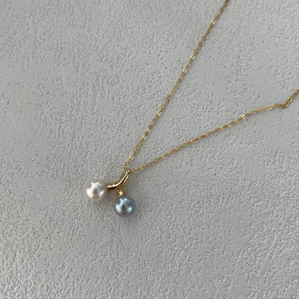 
                      
                        AKOYA Two-Tone Natural Pearl Necklace
                      
                    