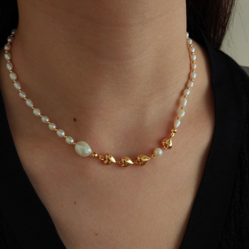 OL Style Natural Pearl Necklace