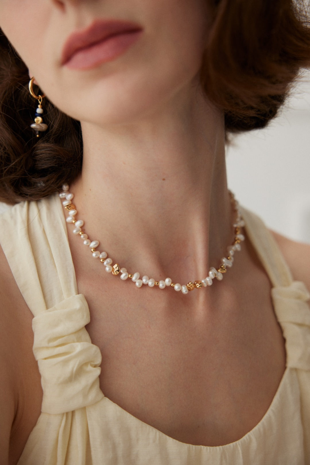 Blossom Natural Pearl Necklace