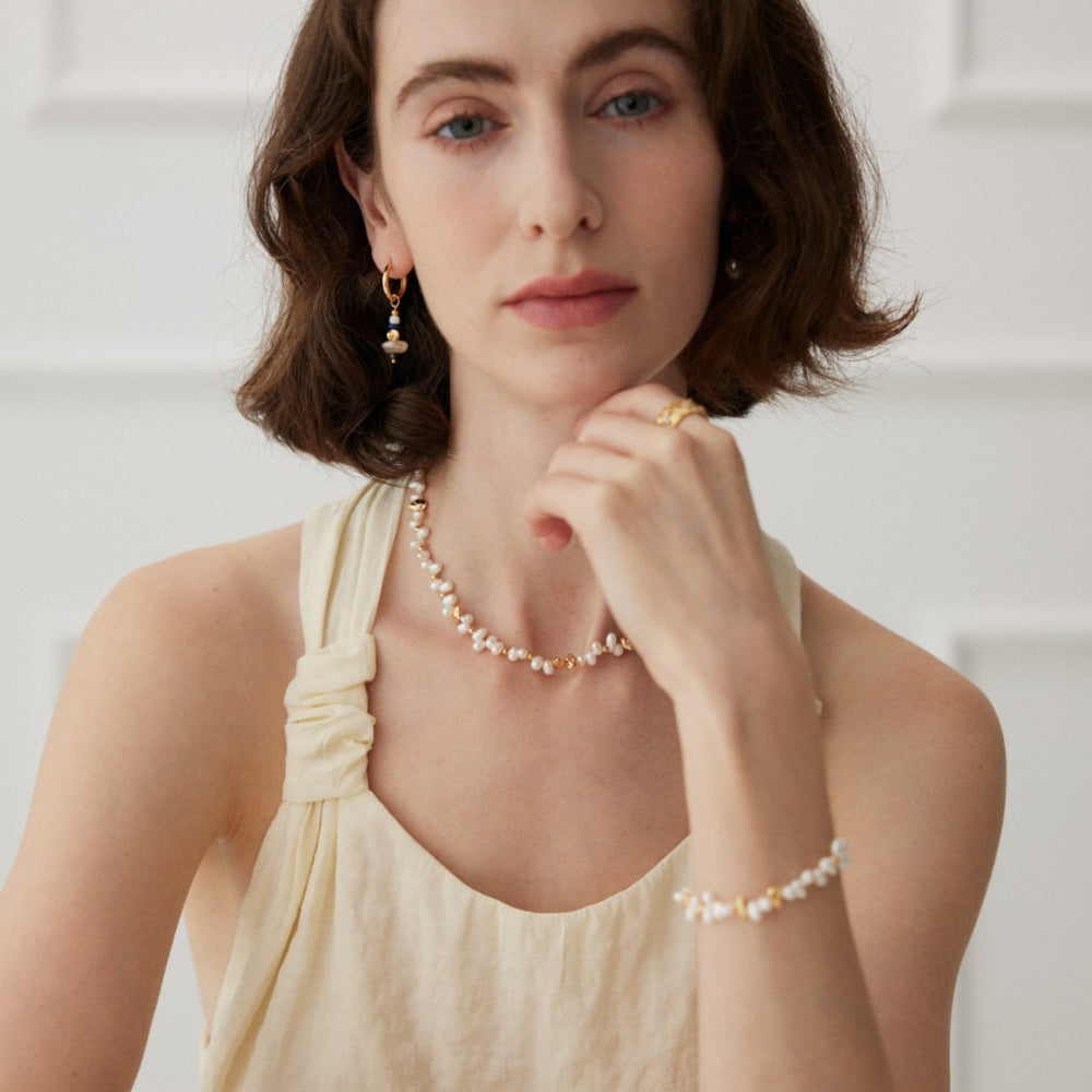 
                      
                        Blossom Natural Pearl Necklace
                      
                    