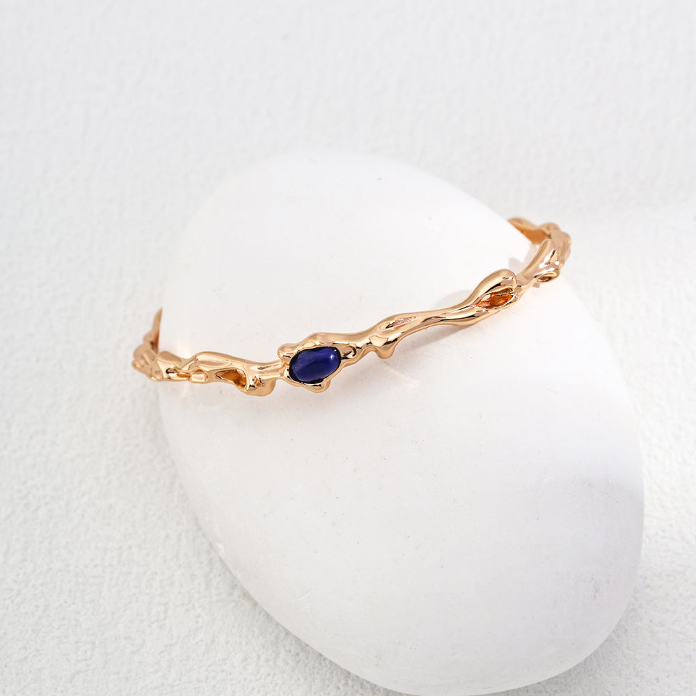 Lava Natural Lapis Lazuli Bracelet