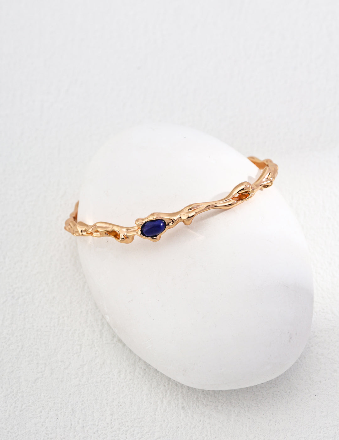 Lava Natural Lapis Lazuli Bracelet