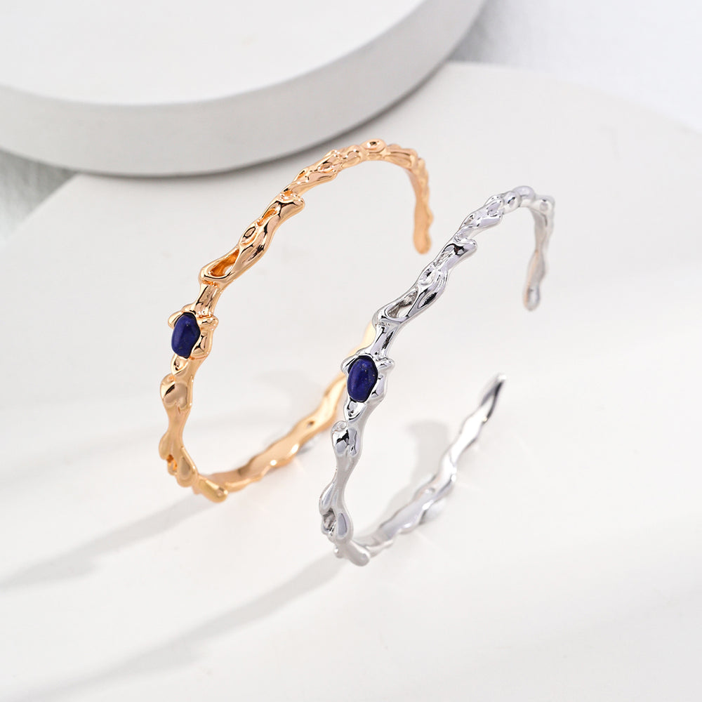 Lava Natural Lapis Lazuli Bracelet