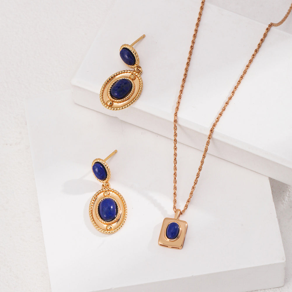 
                      
                        Classic Lapis Lazuli Earrings
                      
                    