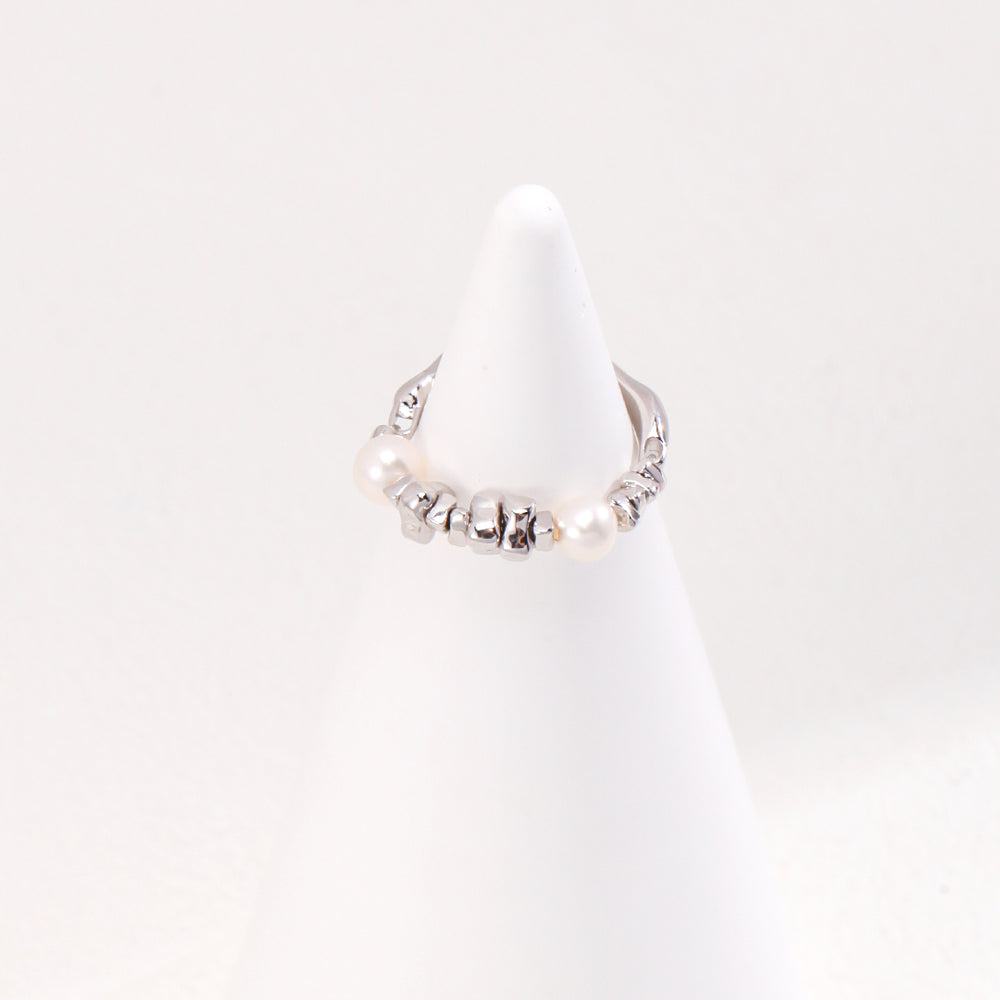 
                      
                        Sterling Silver Natural Pearl Ring
                      
                    